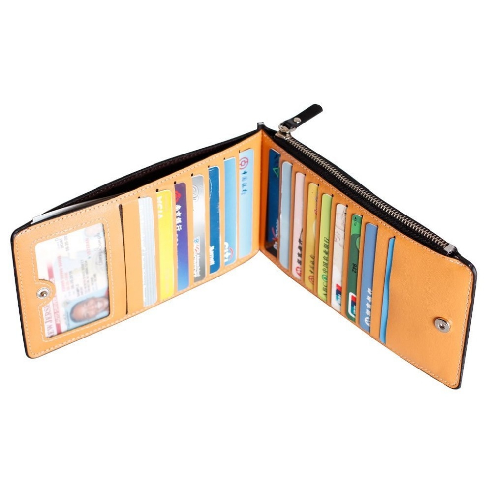 Womens Thin Bifold Phone Wallet Cards Organizer - Picture 4 of 6